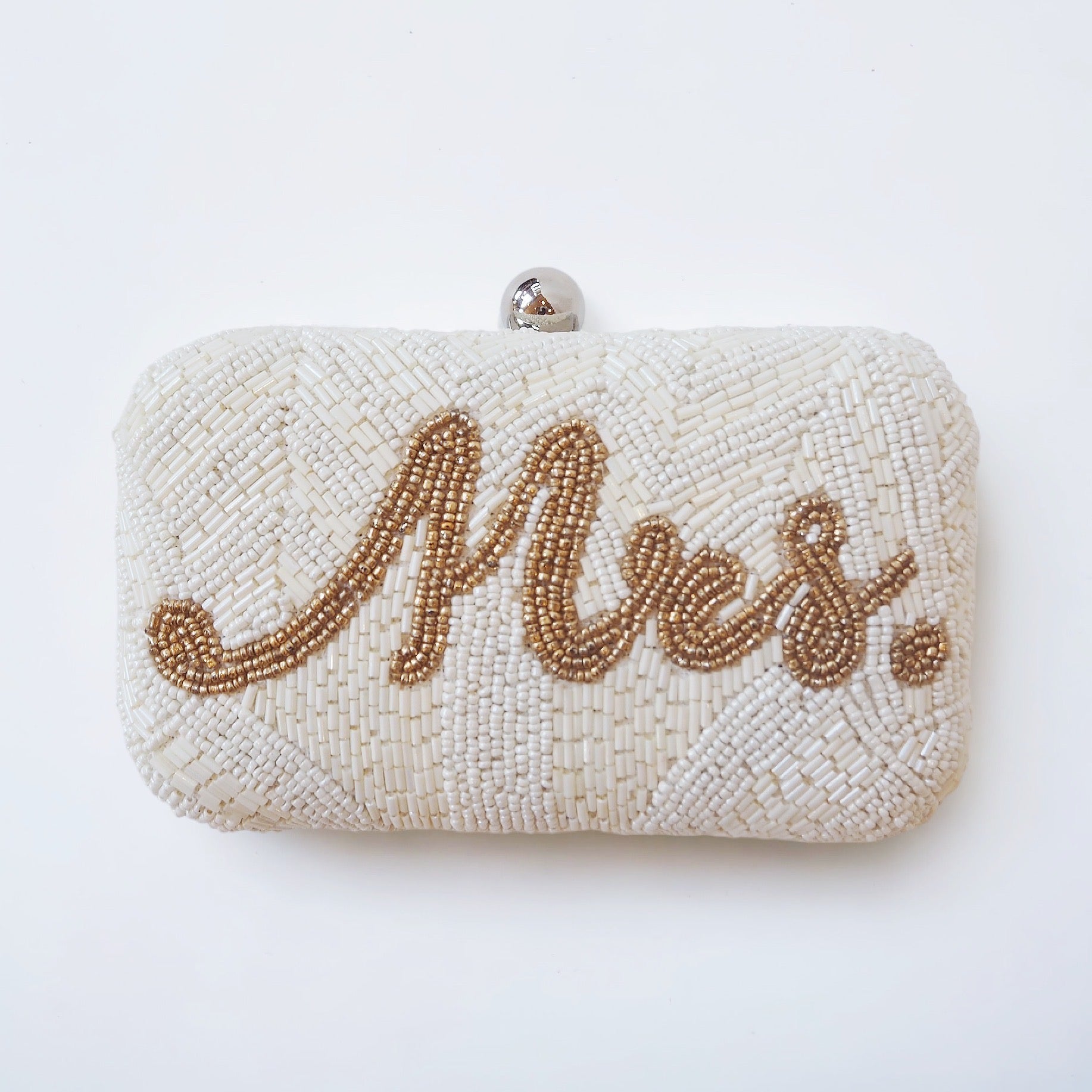 Mrs. Beaded Clutch Handbag Boho Mamma Store