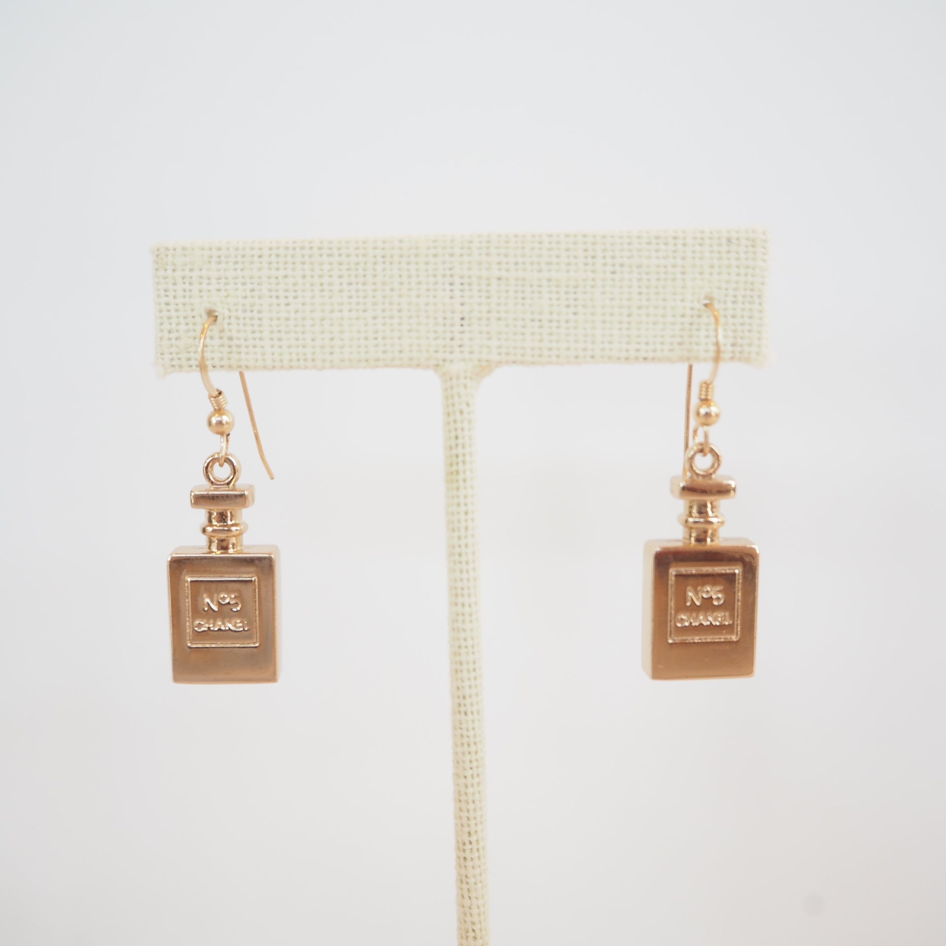 Re-purposed LV earrings